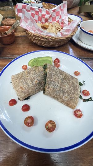 Burrito   at La Cueva del Chango in Playa Del Carmen