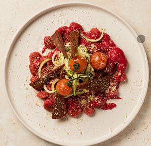 Our staple, Red Velvet  at Pastan Barbican in London