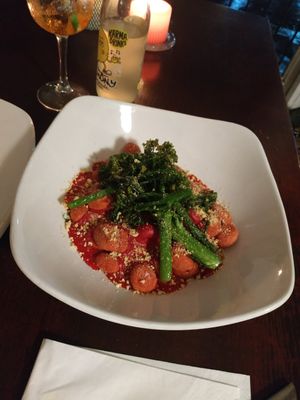 Red velvet at Pastan Barbican in London