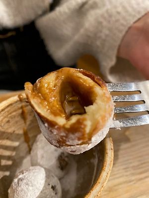 Delicious biscoff doughnuts! at Pastan Barbican in London