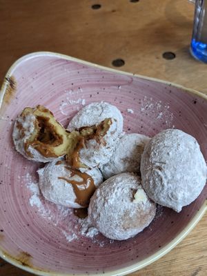 Speculous doughnuts at Pastan Barbican in London