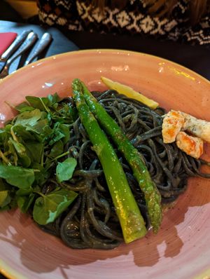 Caspian sea pasta at Pastan Barbican in London