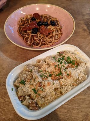 vegan pasta at Pastan Barbican in London