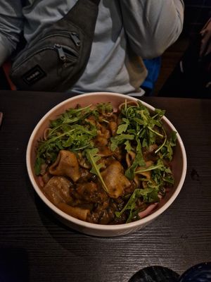 Stroganof with mushrooms at Pastan Barbican in London