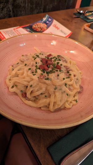 Dolce Vita (carbonara) at Pastan Barbican in London