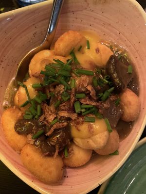 Mushroom gnocchi  at Pastan Barbican in London