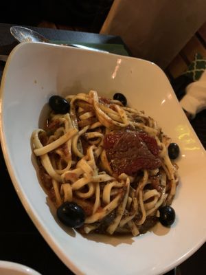 Pasta Puttanesca  at Pastan Barbican in London