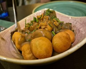Gnocchi with mushroom sauce at Pastan Barbican in London