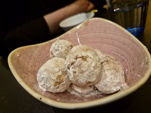 Biscoff donuts! at Pastan Barbican in London