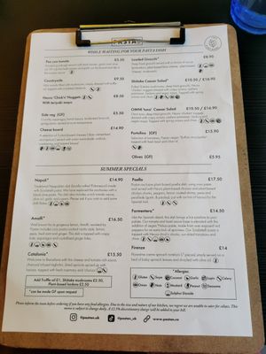  at Pastan Barbican in London