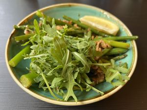 Side veg  at Pastan Barbican in London