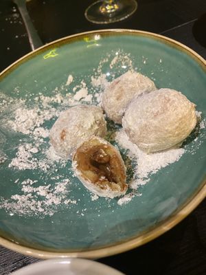 Biscoff mini doughnuts  at Pastan Barbican in London