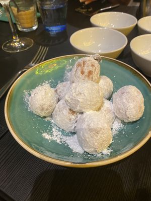 Biscoff mini doughnuts  at Pastan Barbican in London