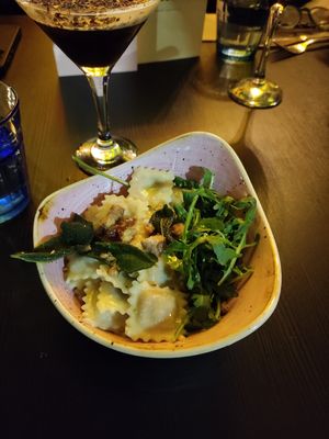 Ravioli at Pastan Barbican in London