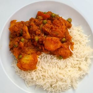 Aloo gobi at Zaika in Ljubljana