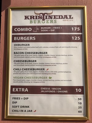  at Kristinedal Burgers in Copenhagen