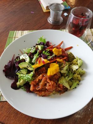 Plato del día at Hierbas Dulces in Gijon