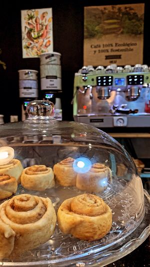 Coffe Machines at Hierbas Dulces in Gijon