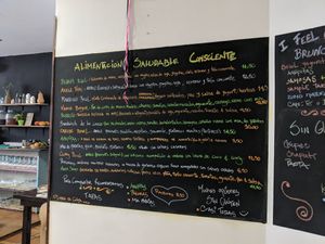 menu at Hierbas Dulces in Gijon