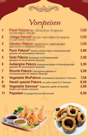 Starters at Haveli in Wolfsburg