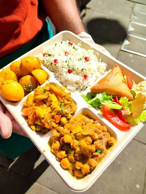 Have you tried Thali ?  #veganthali at PlantXology in East London