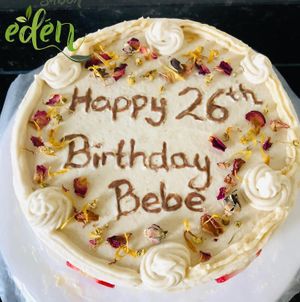 Naked Vanilla Cake by Back2Eden at Back2Eden in Boquete