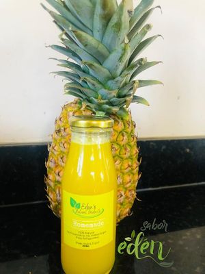 Fresh Pineapple Juice at Back2Eden in Boquete