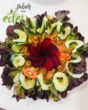 Salad at Back2Eden in Boquete