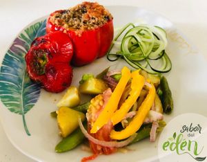 Stuffed Pepper at Back2Eden in Boquete