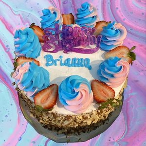 Vegan colored swirls  at Casa de Vegan in Riverside