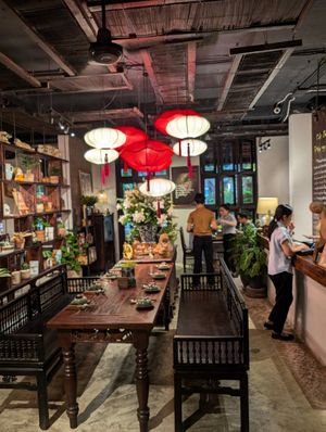 Little shop at Sangha Vegetarian Restaurant in Da Nang