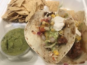 tacos at Black Leaf Vegan Food Truck in Indianapolis