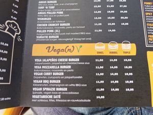 3 Vegan Burgers at Terra Nova in Putten