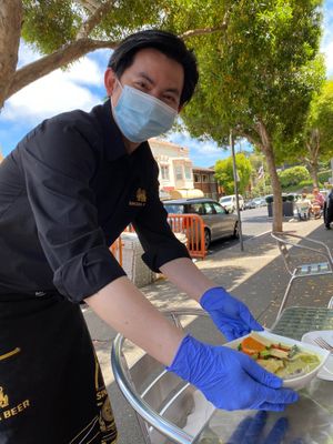 The friendliest staff there could be! at Arawan Thai Cuisine in Sausalito