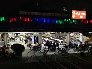 Inside this coffee shop at Vegetarian THAI Sukata 素烧烤 in Central Singapore
