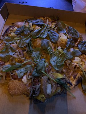 12 inch vegan pizza 🍕  at Western Woodfired Pizza in Denham