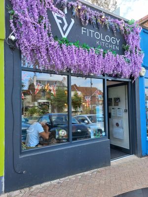 Outside at Fitology Kitchen in Chislehurst