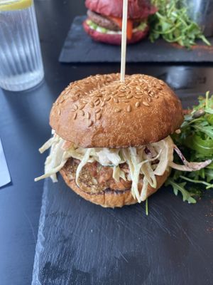 BBQ Jackfruit Burger #Veganuary at Fitology Kitchen in Chislehurst