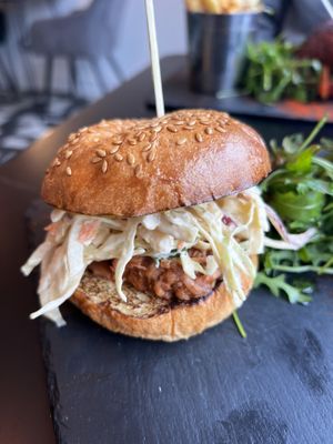 BBQ Jackfruit Burger   at Fitology Kitchen in Chislehurst