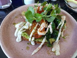 Avo toast at Fitology Kitchen in Chislehurst