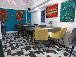 Upstairs seating at Fitology Kitchen in Chislehurst