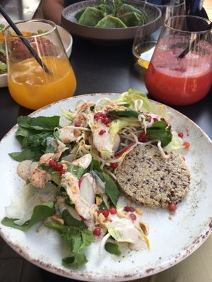 Quinoa salad at Novabistro in Minsk