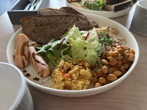 American breakfast  at Novabistro in Minsk