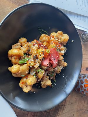 Bang bang cauliflower   at Pilot House in Sandwich