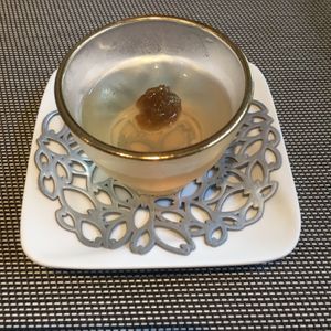 Vegan jelly dessert at Linio  in Tokyo