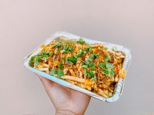 V fries at K Tea Cafe in Sunnyvale