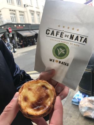 Vegan pasteis de nata at Cafe de Nata in London