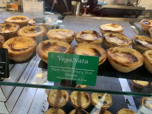 Vegan Custard Tart / Pastel de Nata at Cafe de Nata in London
