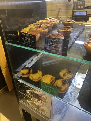 Vegan tarts!!   at Cafe de Nata in London
