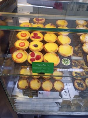 The choices at Cafe de Nata in London